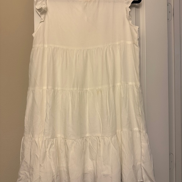 LONG WHITE DRESS - Picture 2 of 7